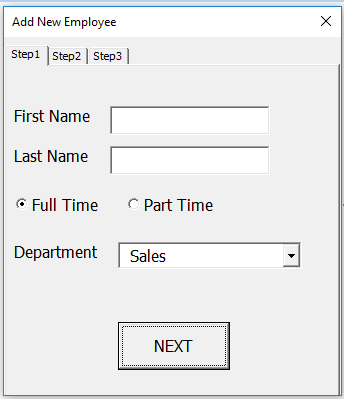 VBA Form